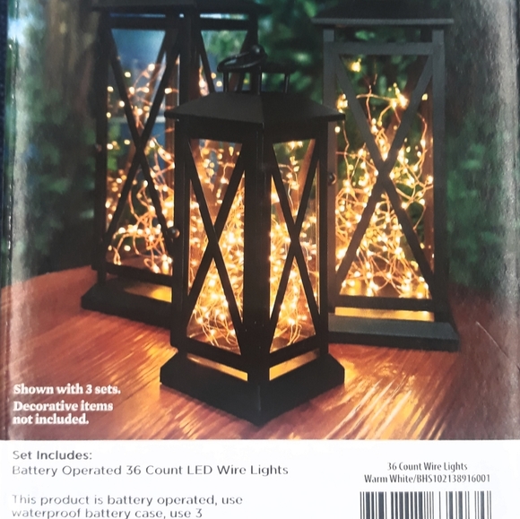 Better Homes and Gardens 36 count LED string lights - Picture 3 of 4